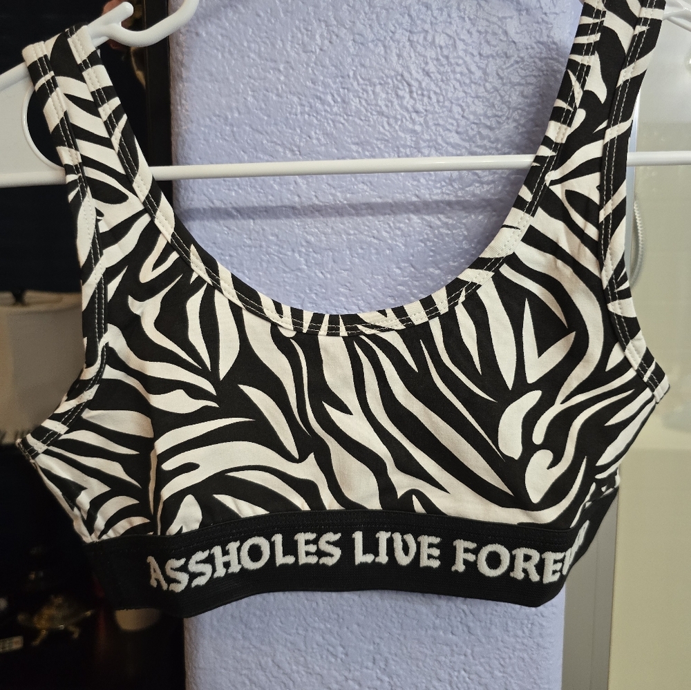 Assholes Live Forever Sports Bra